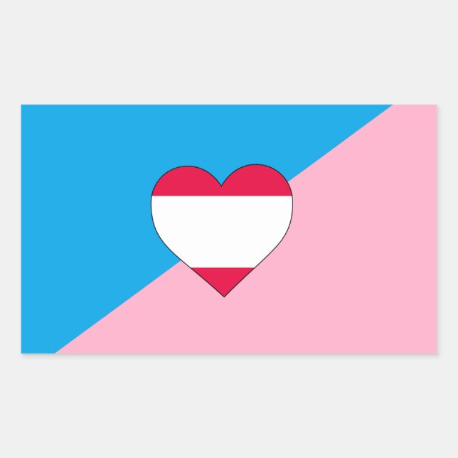 Adesivo Retangular Bandeira do Orgulho do Jogo de Idade (Frente)