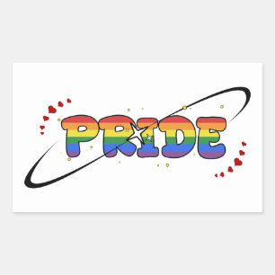 Adesivo Retangular Bandeira do Orgulho LGBTQ Arco-íris