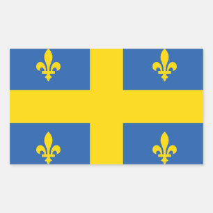 Adesivo Retangular Bandeira do Quebec Ucraniano