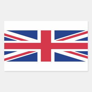 Adesivo Retangular bandeira do Reino Unido