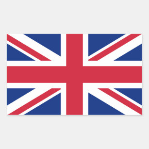 Adesivo Retangular Bandeira do Reino Unido