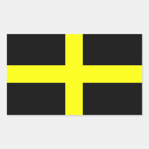 Adesivo Retangular Bandeira do santo David