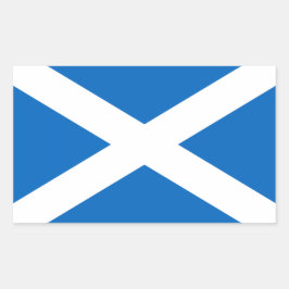 Adesivo Retangular Bandeira escocesa