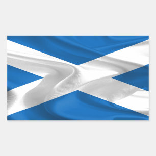Adesivo Retangular Bandeira escocesa oficial para a independência