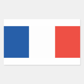 Adesivo Retangular Bandeira França