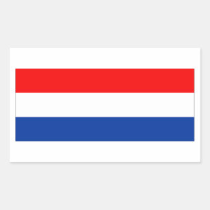 Adesivo Retangular Bandeira holandesa