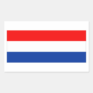 Adesivo Retangular Bandeira Holandesa