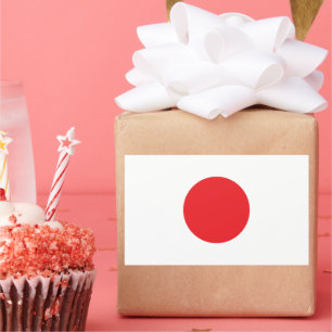 Adesivo Retangular Bandeira Nacional do Japão