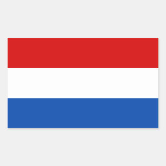 Adesivo Retangular Bandeira Neerlandesa