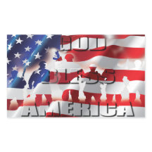 Bandeira Patriótica Americana Deus Abençoe a Améri