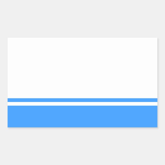 Adesivo Retangular Bandeira Patriótica da República de Altai (Frente)