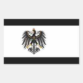 Adesivo Retangular Bandeira Prussiana