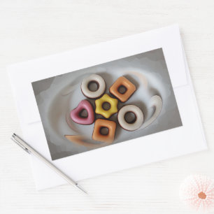 Adesivo Retangular Bandeja de prata