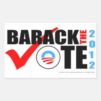 Adesivo Retangular Barack O Voto Viciado Em Ano Vertical