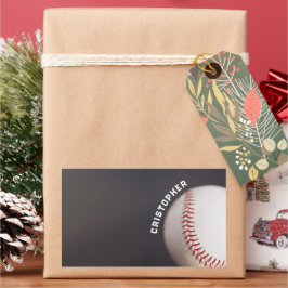 Adesivo Retangular Baseball Personalizado