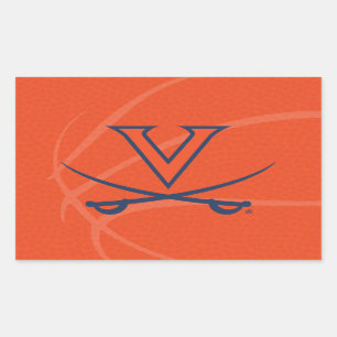 Adesivo Retangular Basquetebol Virginia Cavaliers