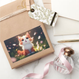 Adesivo Retangular Bela animal #0001