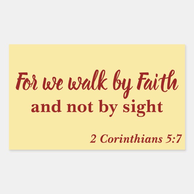 Adesivo Retangular Bela Confiança Não à Vista (Frente)