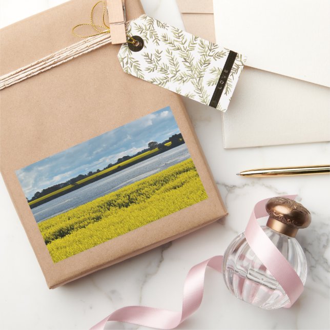 Adesivo Retangular Bela Streatham Dramática (Presentear)