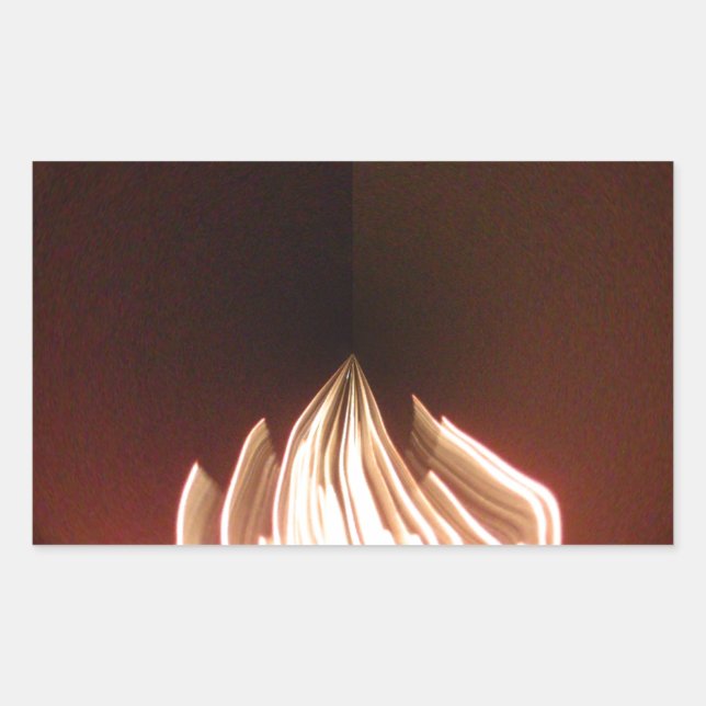 Adesivo Retangular Belo Impressão de Arte Abstrato (Frente)