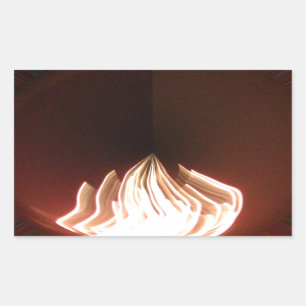 Adesivo Retangular Belo Impressão de Arte Abstrato