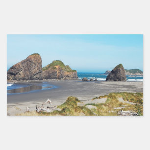 Adesivo Retangular Belo panorama costeiro de Oregon