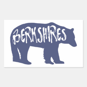 Adesivo Retangular Berkshires Bear