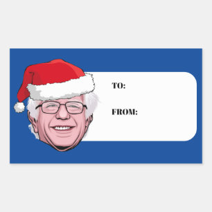 Adesivo Retangular BERNIE SANDERS Hanukkah