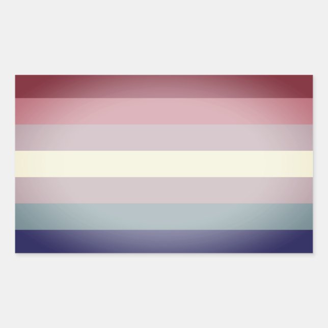 Adesivo Retangular Bigender Pride (Frente)