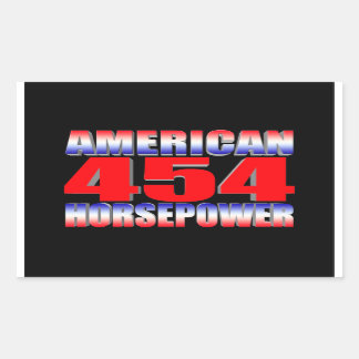 Adesivo Retangular bloco chevy 454