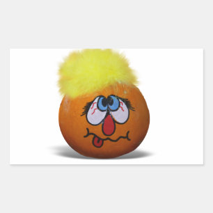 Adesivo Retangular Bobo Mini Face