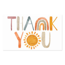 Boho Rainbow e Sunshine Colorir Obrigado