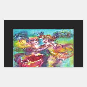 Adesivo Retangular Bola de Mascarada de CARNIVAL DANCE Veneziana