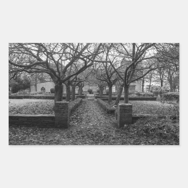 Adesivo Retangular Bolling Hall Grounds, Bradford (Frente)