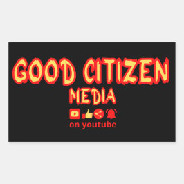 ADESIVO RETANGULAR BOM MÍDIA CIDADÃ