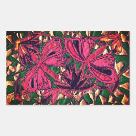 Adesivo Retangular Borboletas