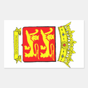 ADESIVO RETANGULAR BRASÃO NORMANDIA