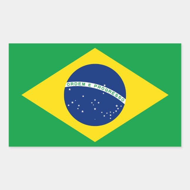 Adesivo Retangular Brasil (Frente)