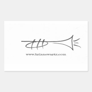 Adesivo Retangular Brian Swartz Stickers