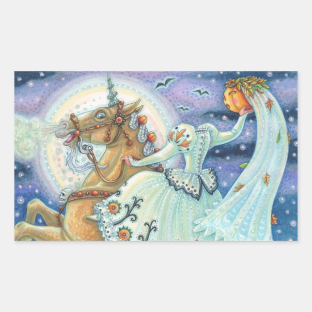 Adesivo Retangular BRIDE DE SONO HOLLOW, UNICORN STICKERS SHEET Rec (Frente)