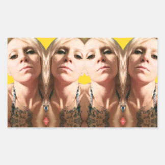 Adesivo Retangular Bridget Cubed