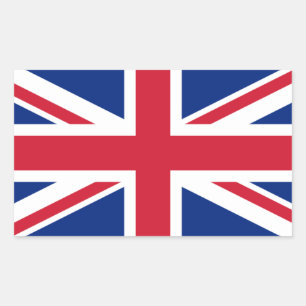 Adesivo Retangular British Flag, Flag, United Kingdom