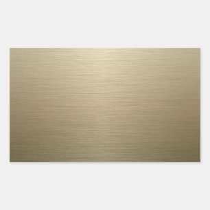 Adesivo Retangular Bronze escovado
