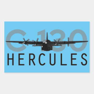 Adesivo Retangular C-130 Hércules
