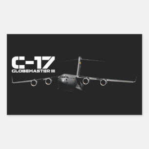 Adesivo Retangular C-17 Globemaster III