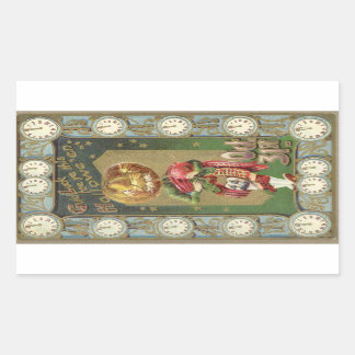 Adesivo Retangular Cabeça de Bomba com Kilt Vintage