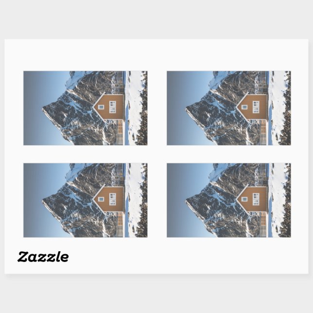 Adesivo Retangular Cabina Amarela Lofoten (Folha)