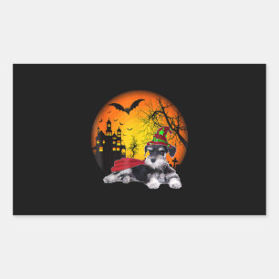 Adesivo Retangular cachorros-quentes-quentes-miniatura do halloween h