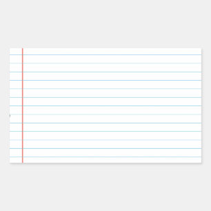 Adesivo Retangular Caderno