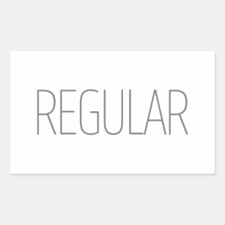Adesivo Retangular Café Regular Bege Elegante